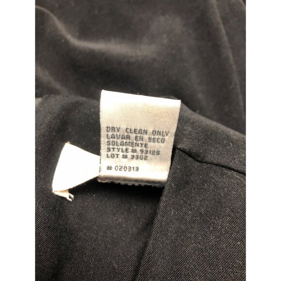 Worthington Dress Womens Size 6P Black Brown Animal Print Two Piece Look Party - Picture 7 of 8